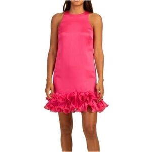 Trina Turk Ruffle Hem Mini Dress